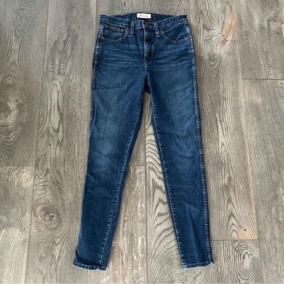 MADEWELL 10” High-Rise Skinny Denim Jeans Size 28 - Picture 2 of 10